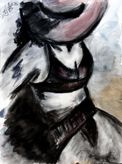 Chatreuse lover (Aquarell, 2016)