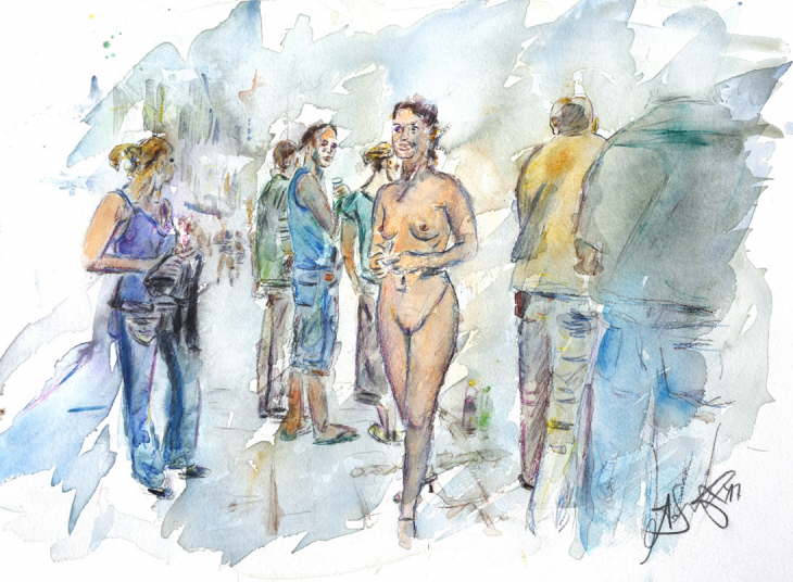 Street scene 4 p (2017)